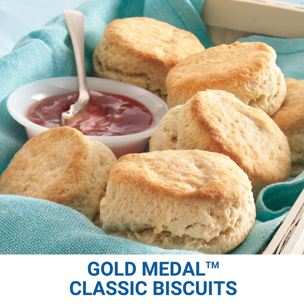 Gold Medal unbleached all purpose flour cookies yield tender crumb and even bake.