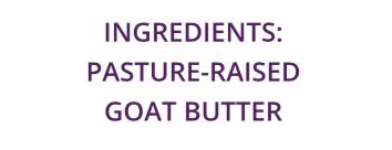 Gold Nugget Ghee A2/A2 label closeup highlights pasture-raised sourcing and quality.