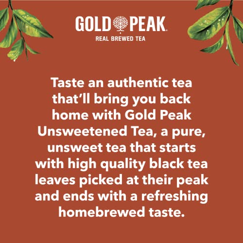 Gold Peak refreshing cold drink with a subtle caffeine touch