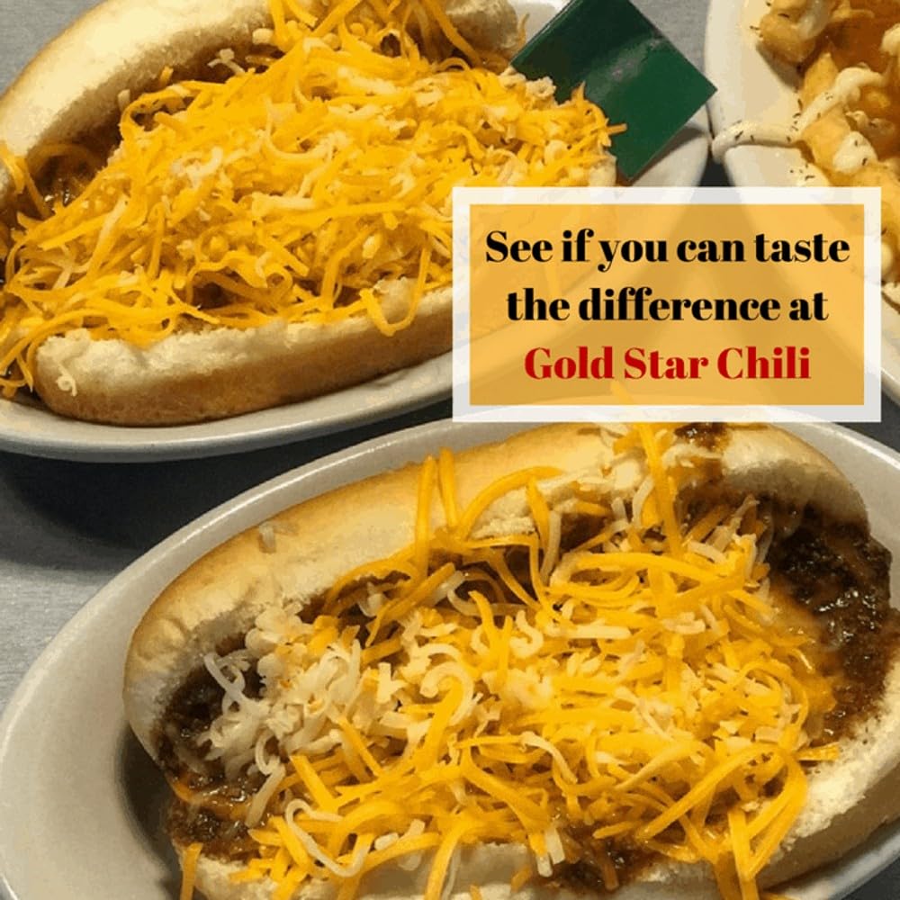 Gold Star packets beside hot dogs and fries for bold game-day bites