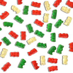 GoldBears pineapple, raspberry, and strawberry flavors for holiday sharing