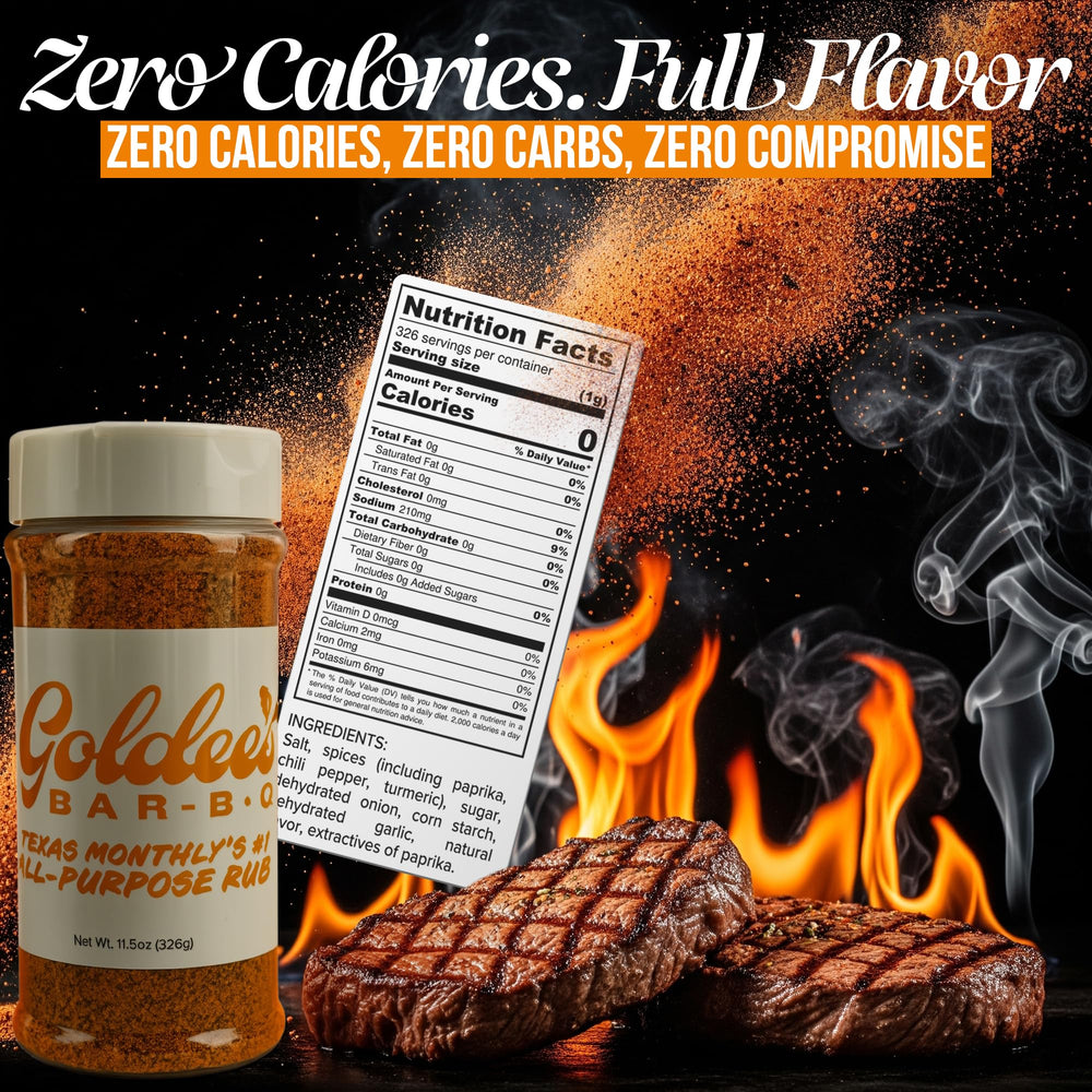 Goldee's Bar-B-Q seasoning elevates seafood with herbal brightness.
