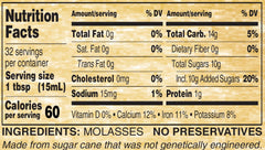 Golden Barrel Blackstrap Molasses pour highlights color and moisture in cooking
