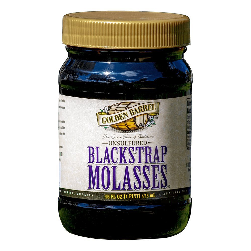Golden Barrel Blackstrap Molasses wide-mouth jar for easy pouring and quick recipes