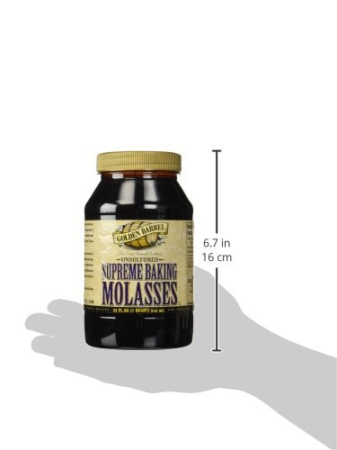 Golden Barrel Molasses ready in pantry to add sweetness and color to recipes.