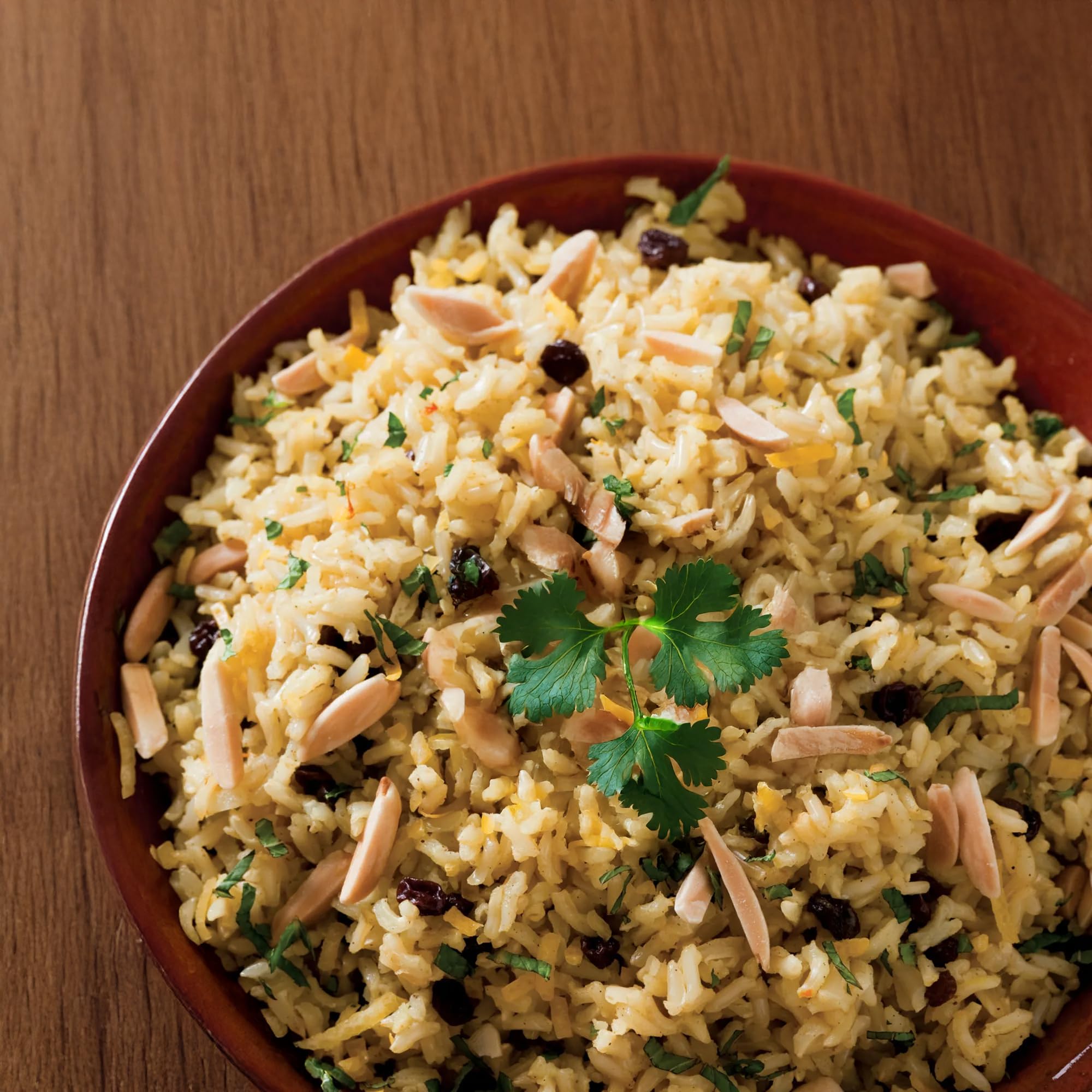 Golden Crown cooked rice fluffy and non-sticky for bowls and curries.