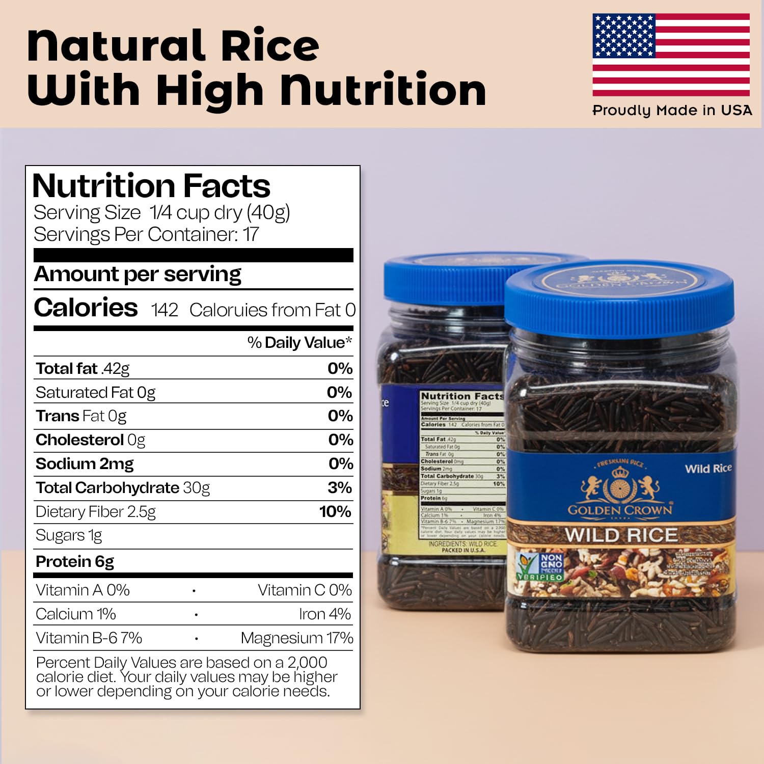 Golden Crown Wild Rice in pot reveals nutty aroma ideal for savory dishes
