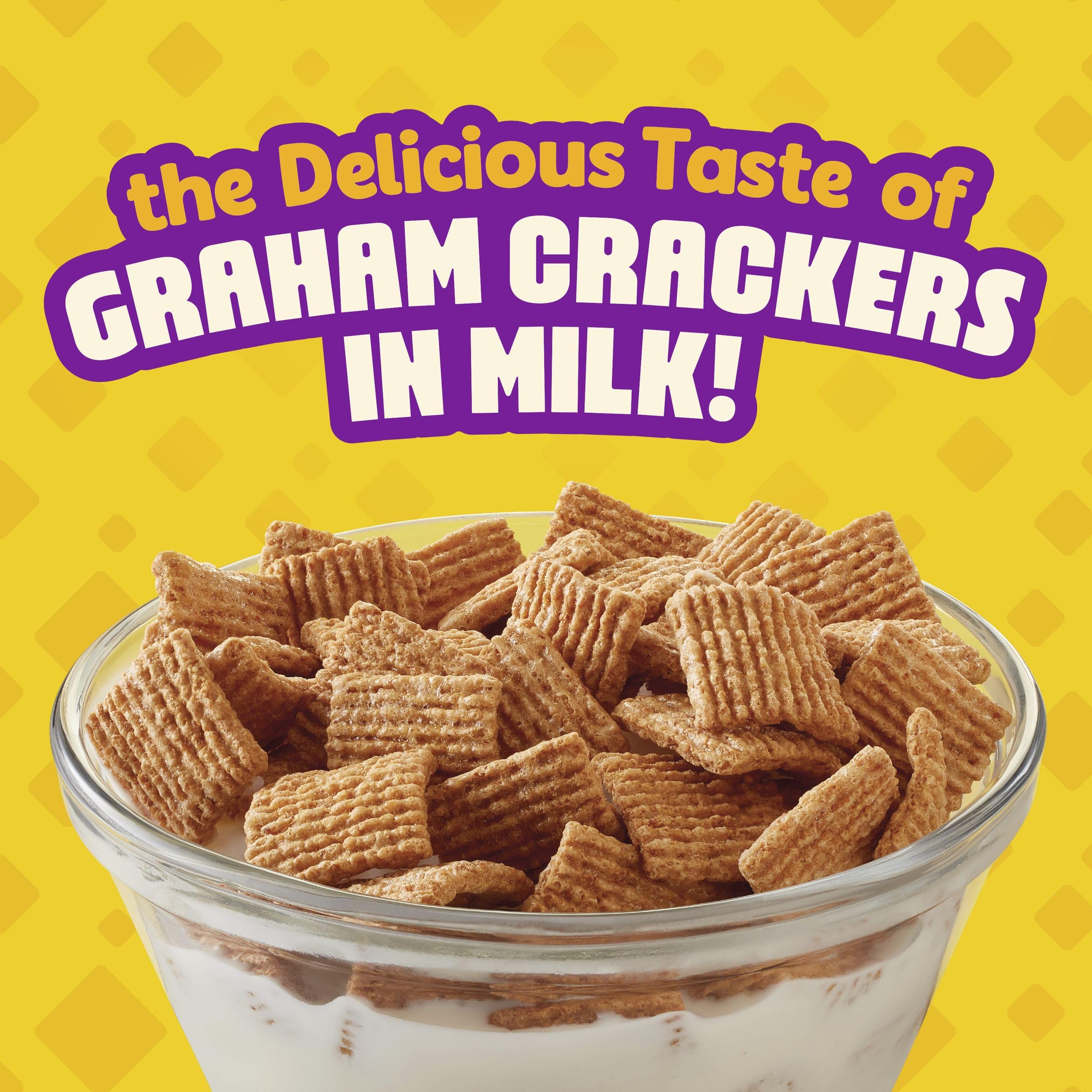 Cereal being poured into a bowl, ready for breakfast
