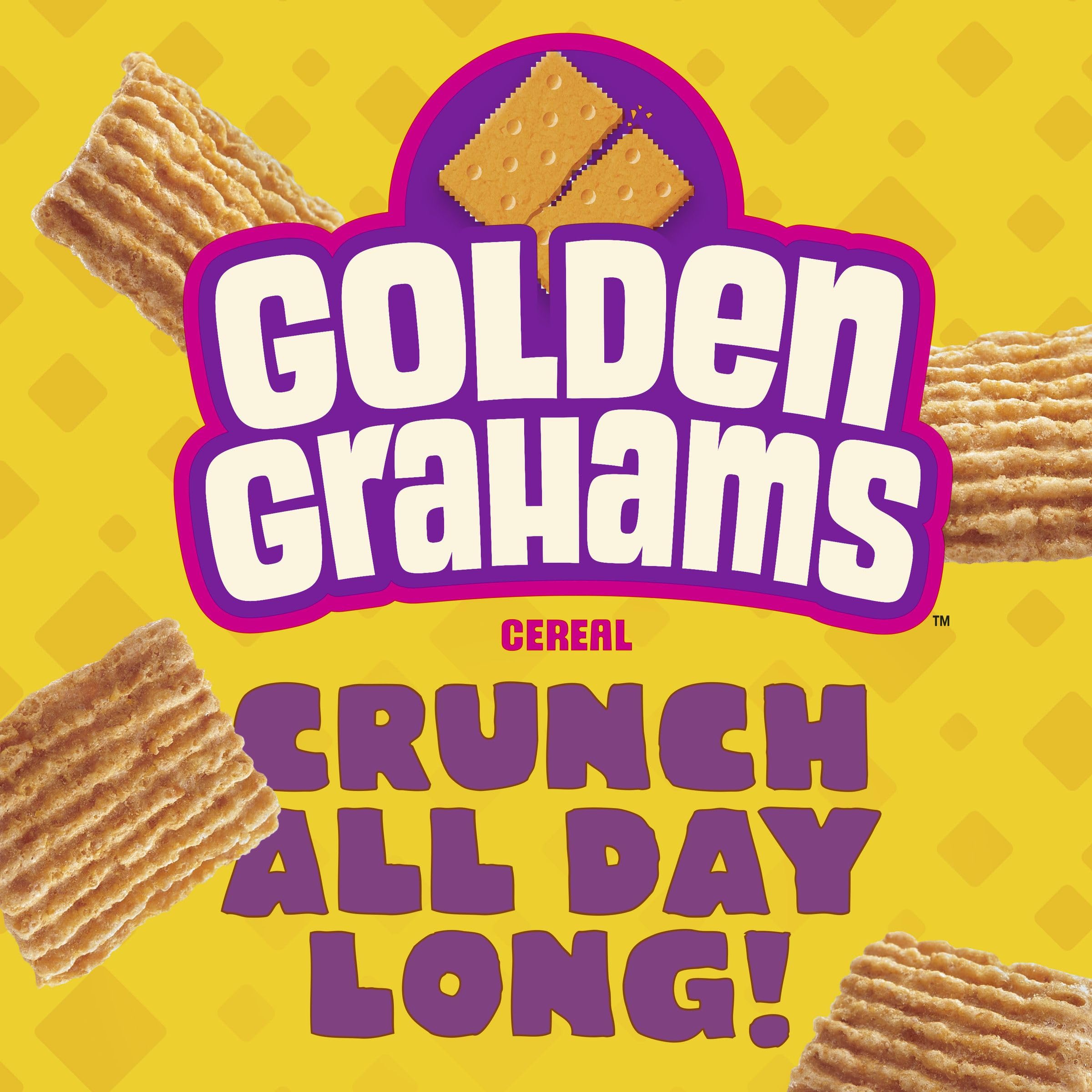 Golden Grahams graham-cracker-taste in a bowl with milk