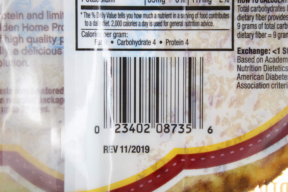Golden Home Ultra Thin 16g Protein Pizza Crust ingredients laid out for versatile toppings.