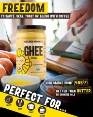 Golden Monkey Ghee dough, perfect for baking tender, rich pastries.