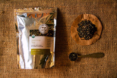 Golden Moon Tea low caffeine jasmine supports relaxed evenings with gentle, caffeine-light enjoyment.