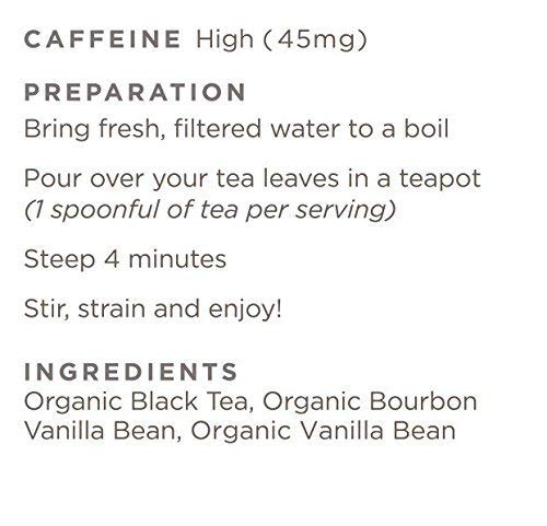 Golden Moon Tea steaming cup image conveys warm, creamy vanilla aroma