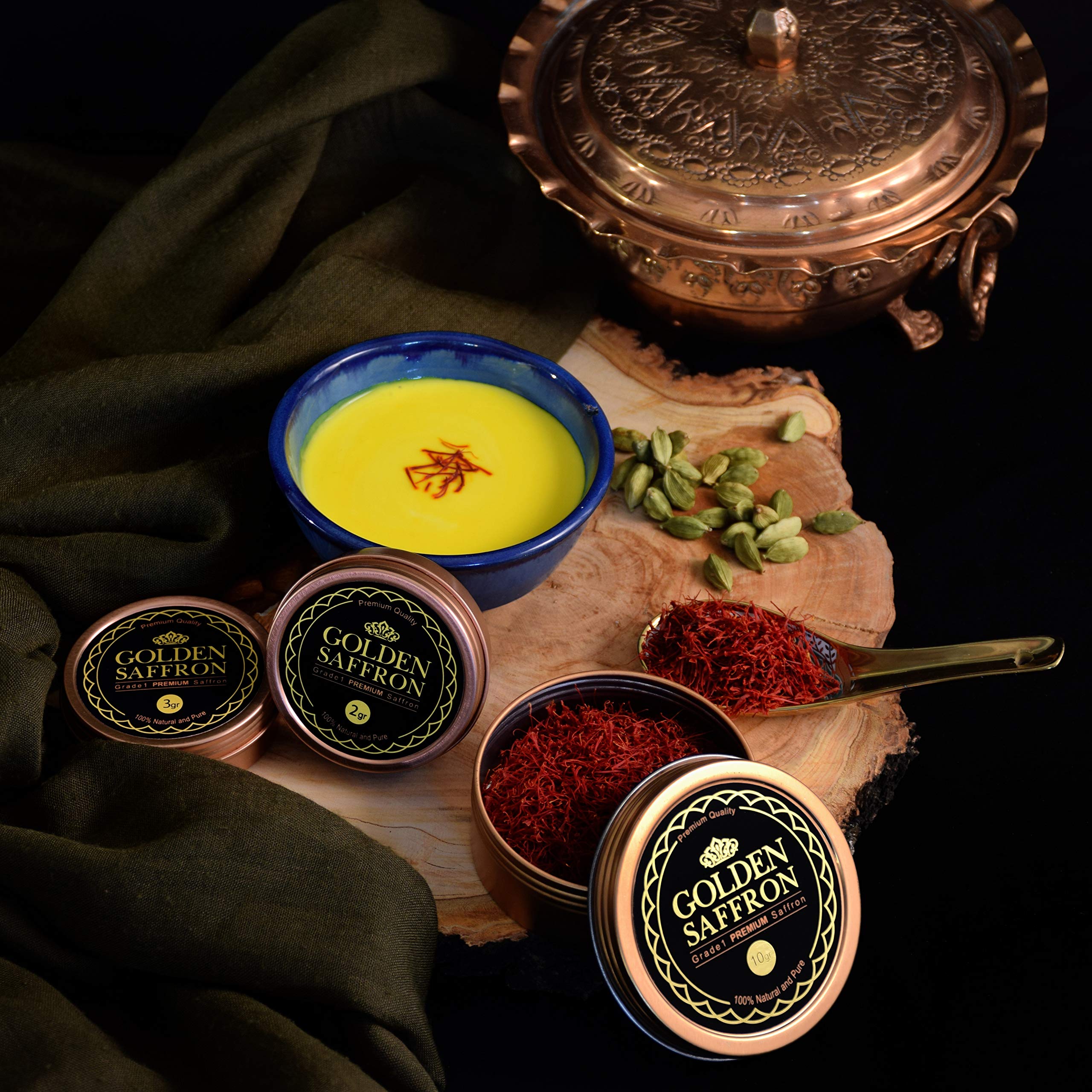 Golden Saffron 100% pure and fresh saffron threads