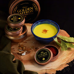 Golden Saffron lab-test certification demonstrates quality and Non-GMO verification.