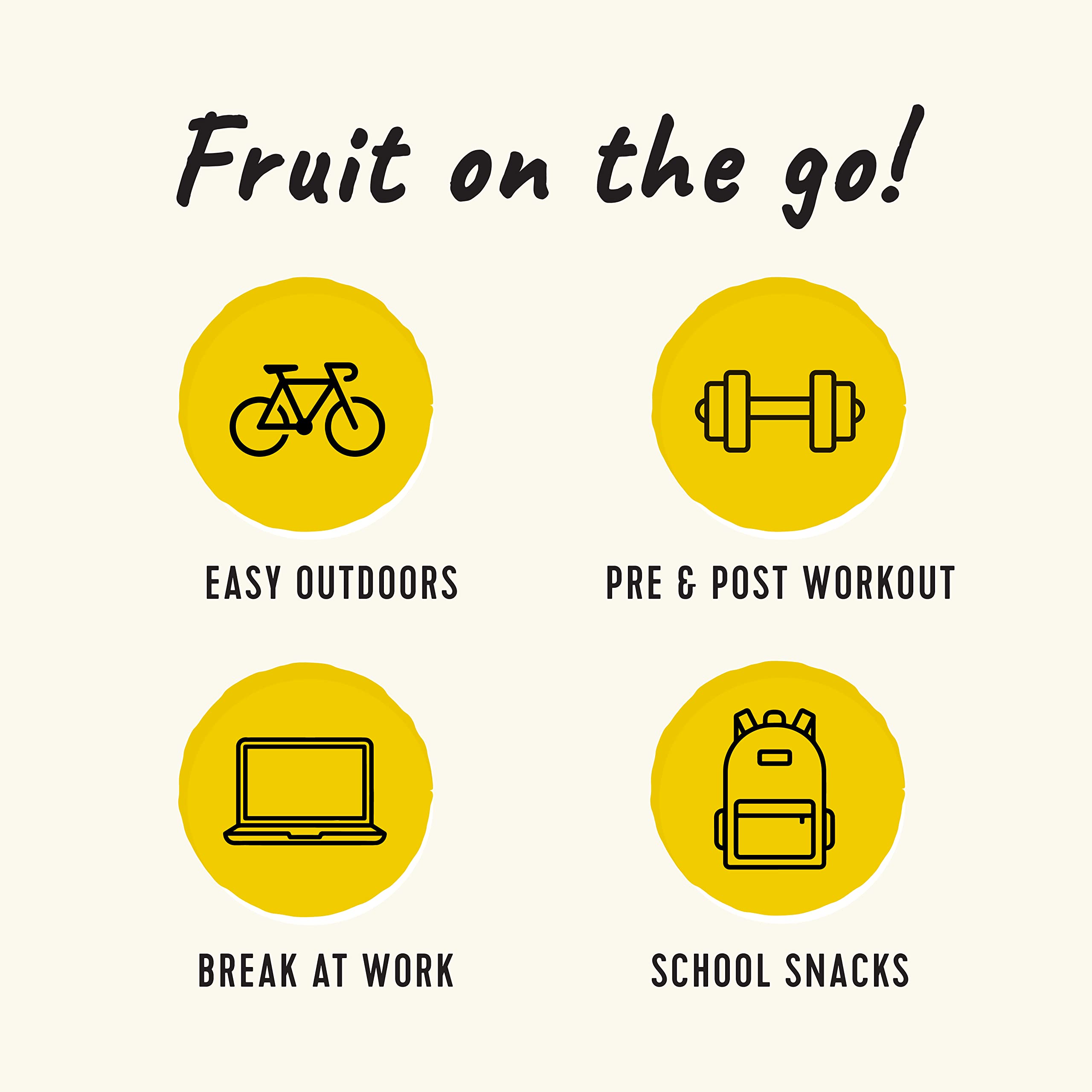 Golden Farms Pineapple Pouches in bag for easy gym or school snacking.