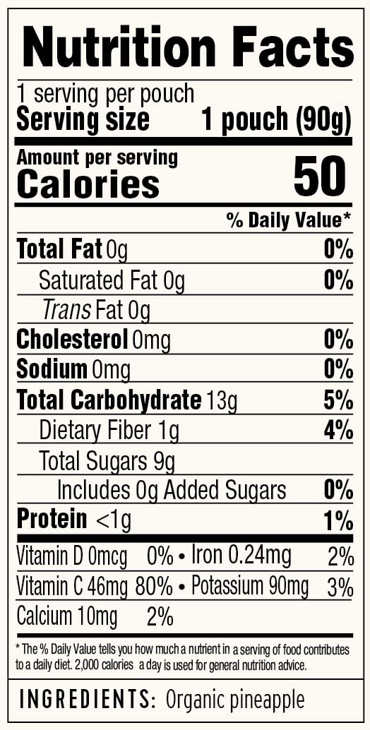 Golden Farms Pineapple Pouches on-the-go for hikes and quick energy.