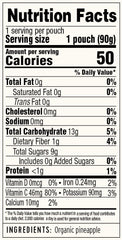 Golden Farms Pineapple Pouches on-the-go for hikes and quick energy.