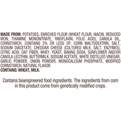 Goldfish baked crisps reveal a delicate, crisp bite.