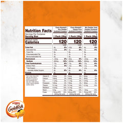 Goldfish Bold Mix Variety Pack flavors display with three cheesy options