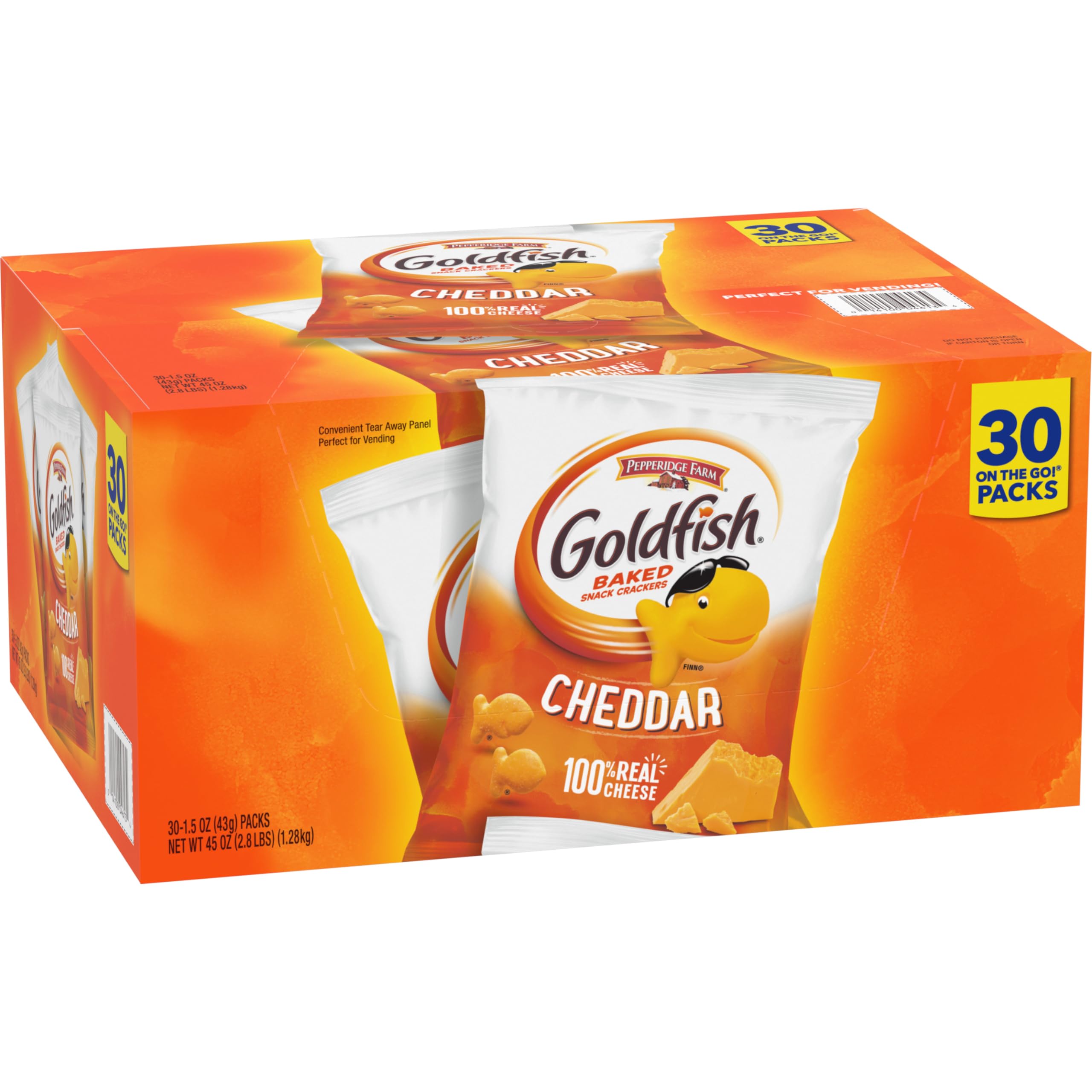 Pepperidge Farm heritage reflected in the Goldfish branding.
