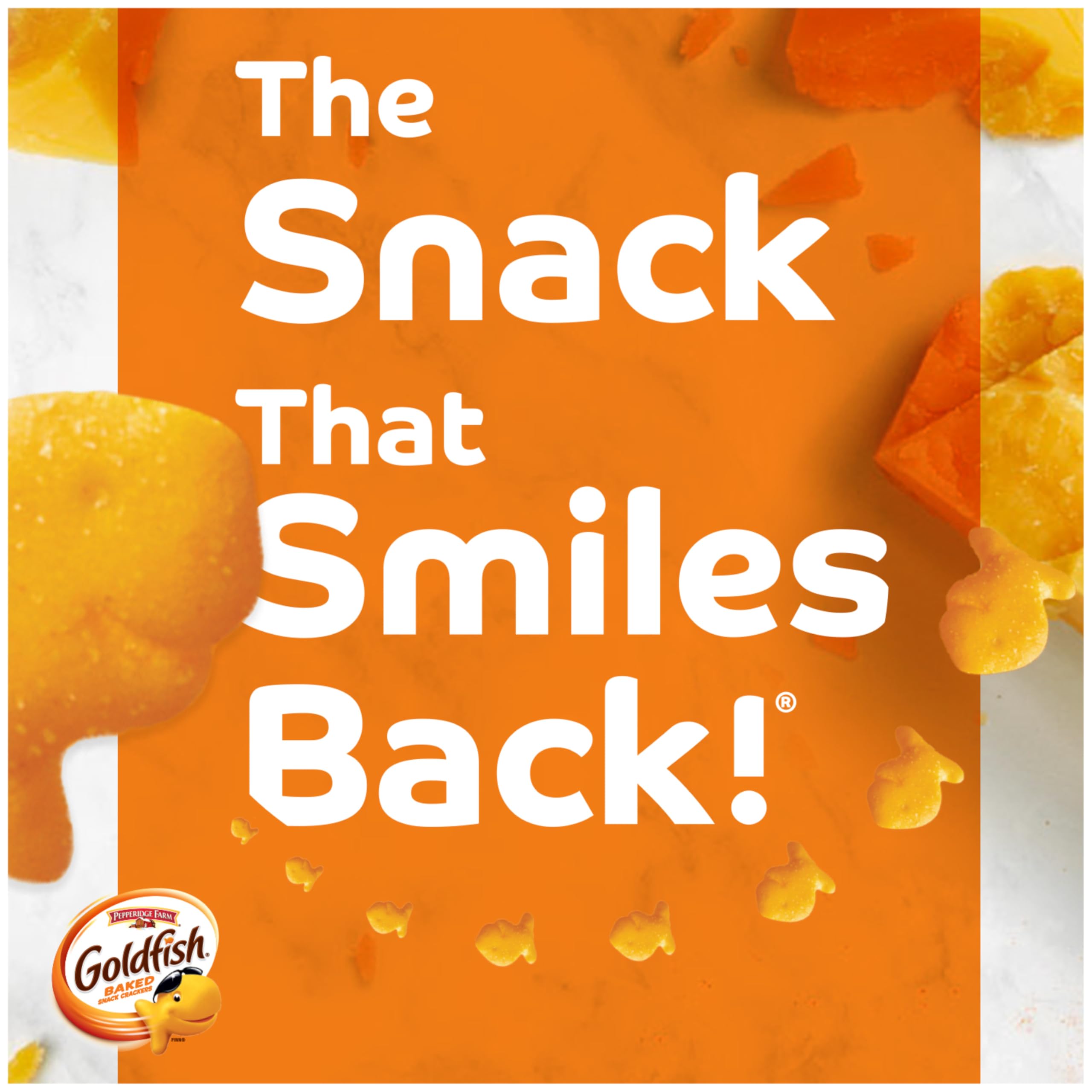 Kids enjoying Goldfish crackers during playtime or study break.