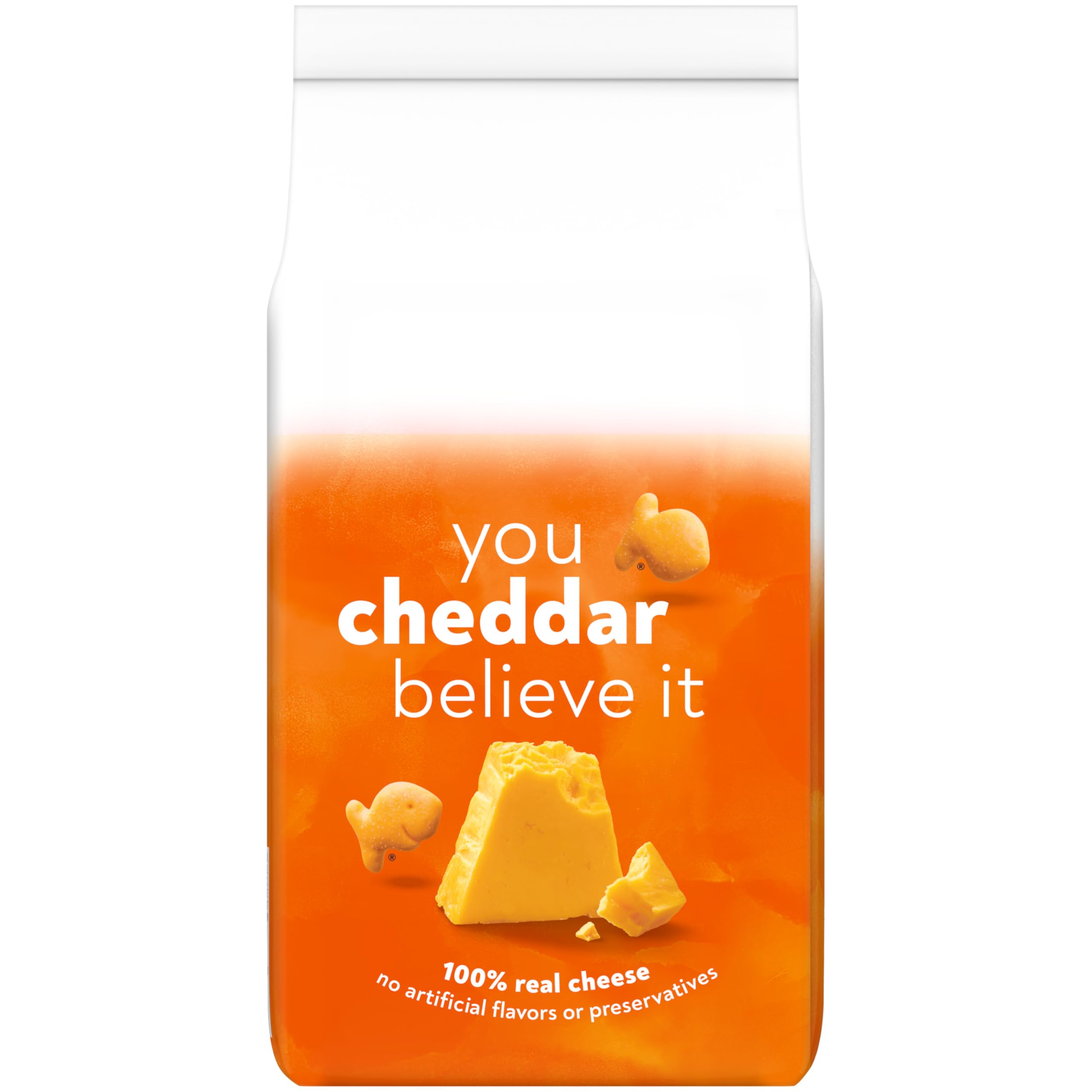 Goldfish crackers enjoyed by kids during school breaks.