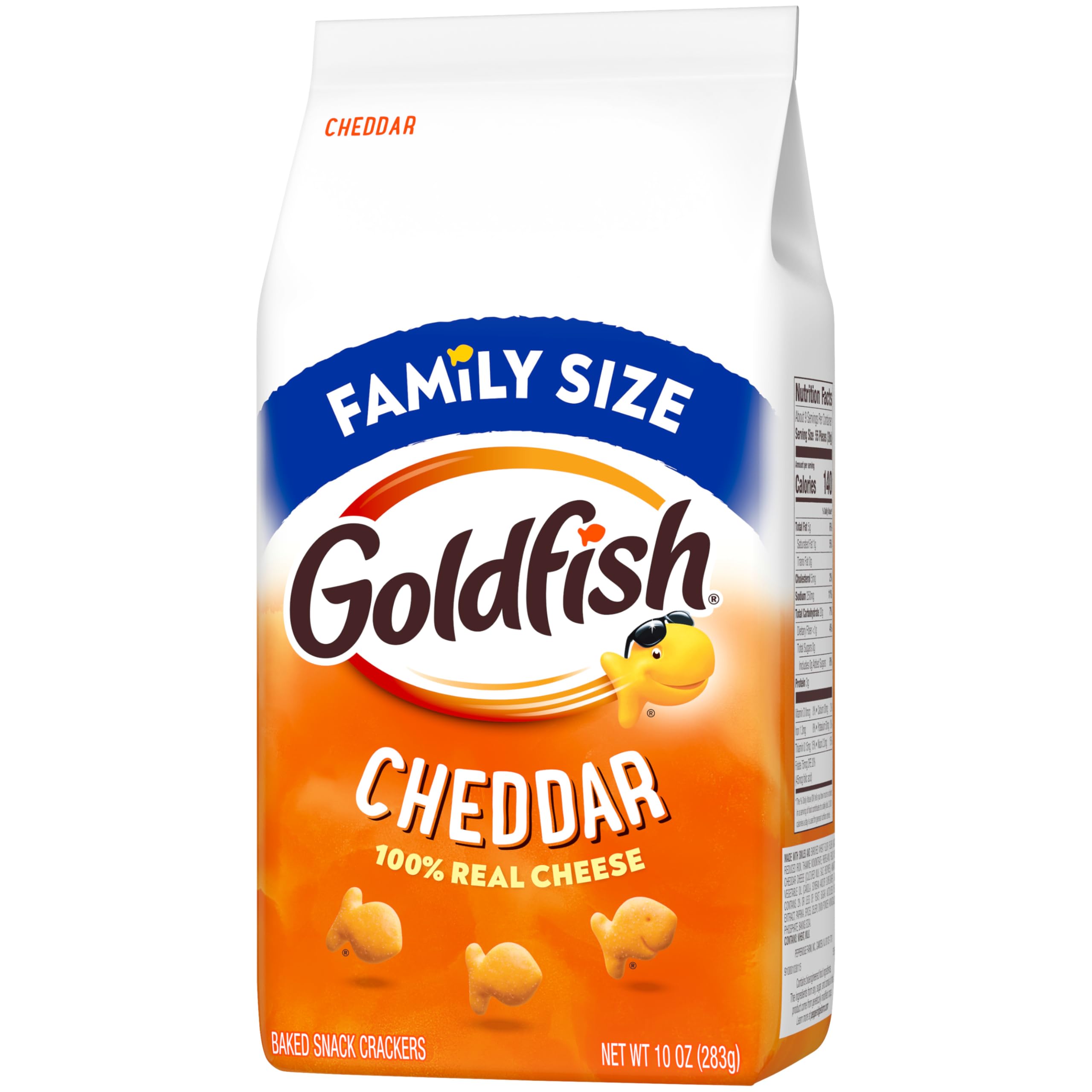Goldfish crackers in a bowl for movie night.