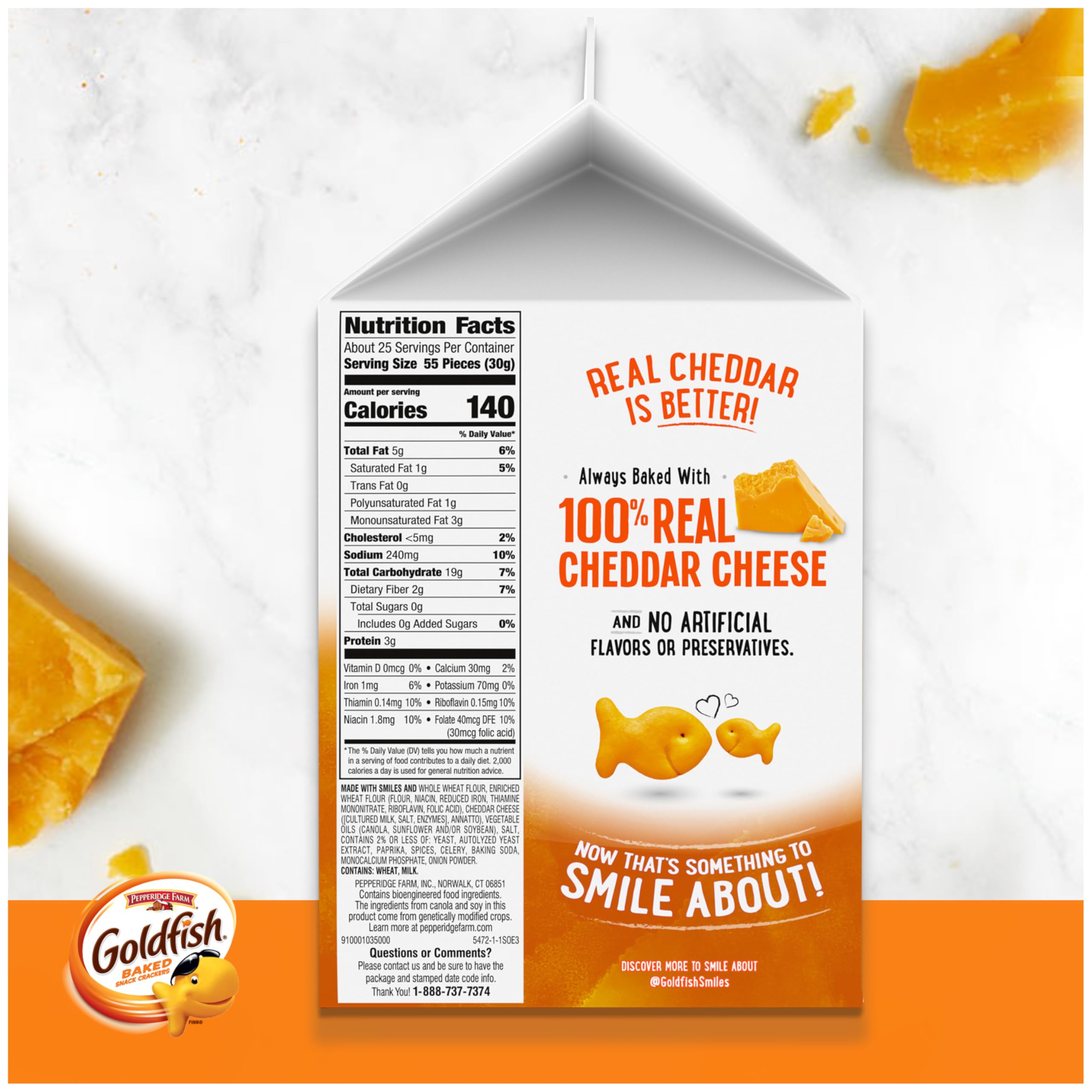 Goldfish Cheddar Crackers party snacks board added to a colorful spread