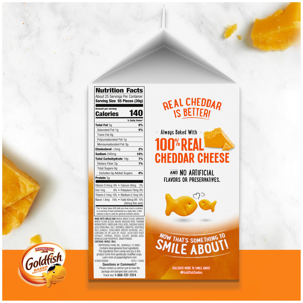 Goldfish Cheddar Crackers party snacks board added to a colorful spread