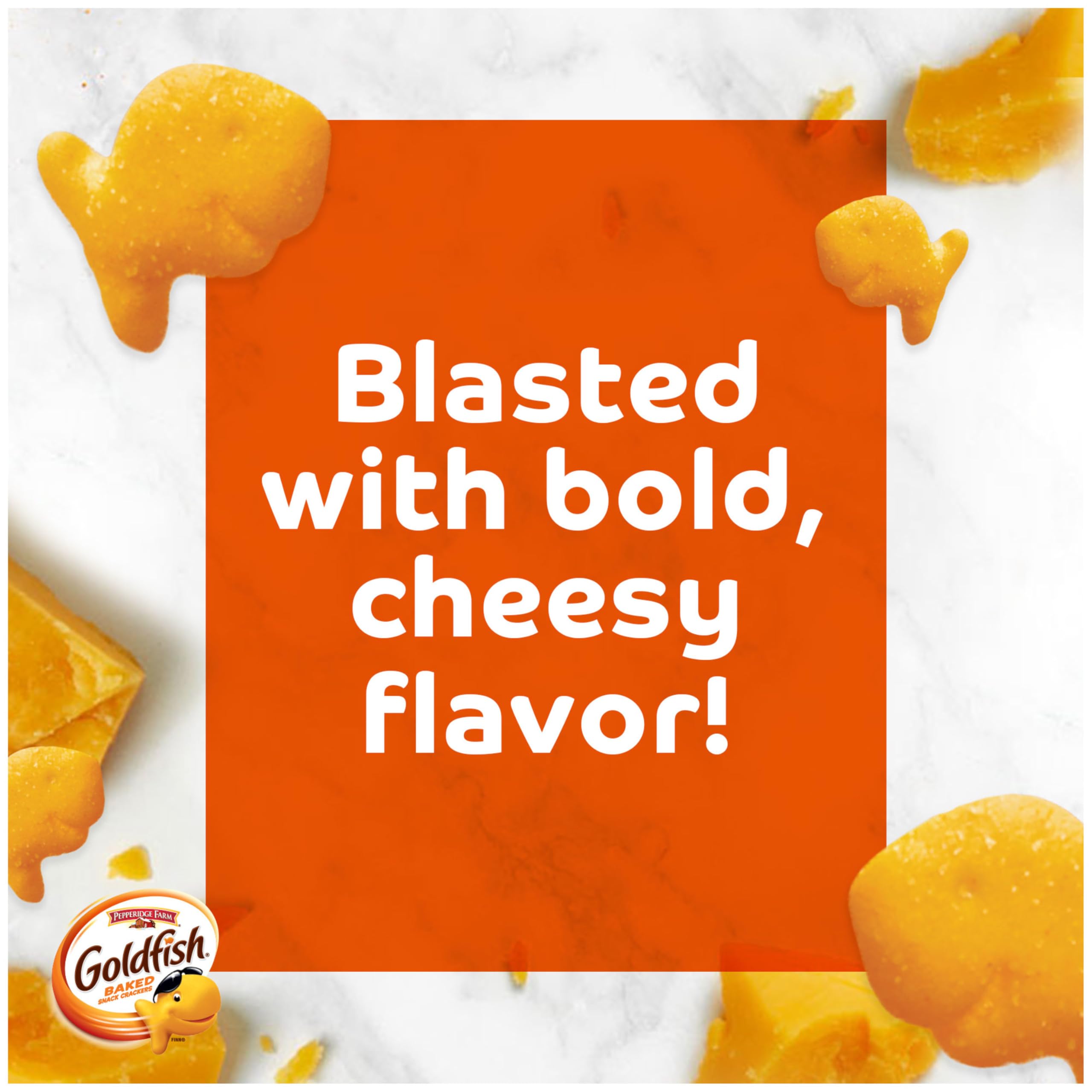 Goldfish crackers in a serving bowl for gatherings