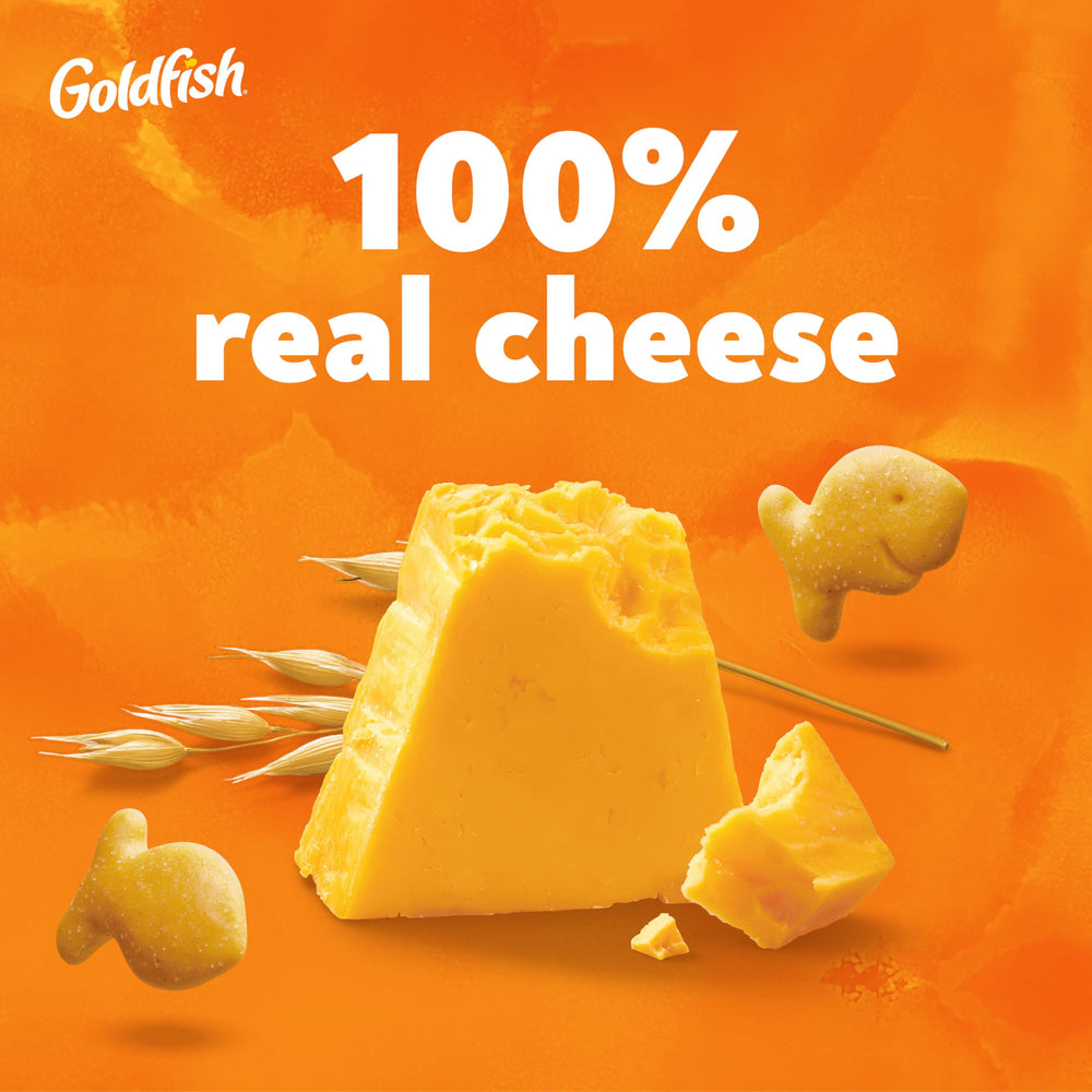 Goldfish crackers close-up texture showcasing baked crunch