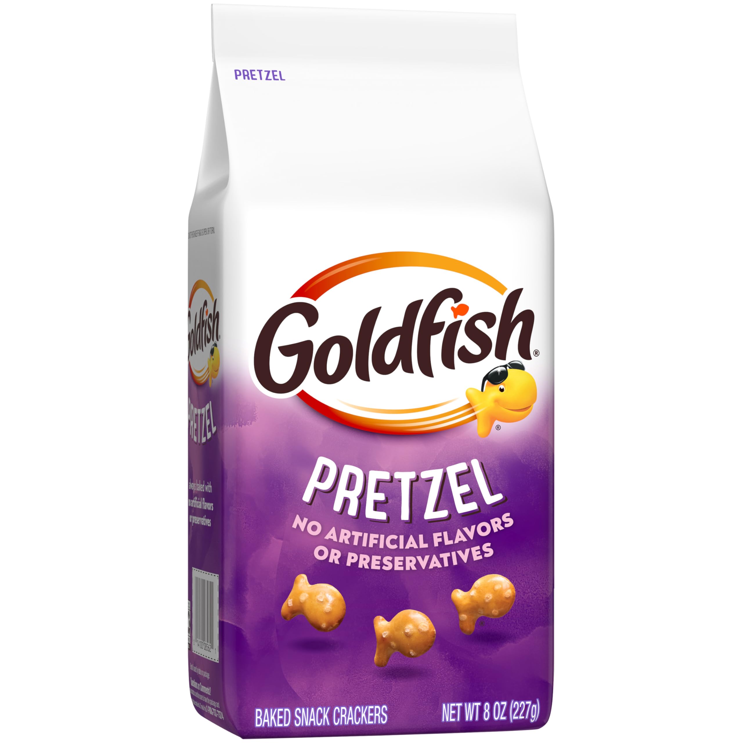 Family sharing Goldfish pretzel crackers during a snack break.