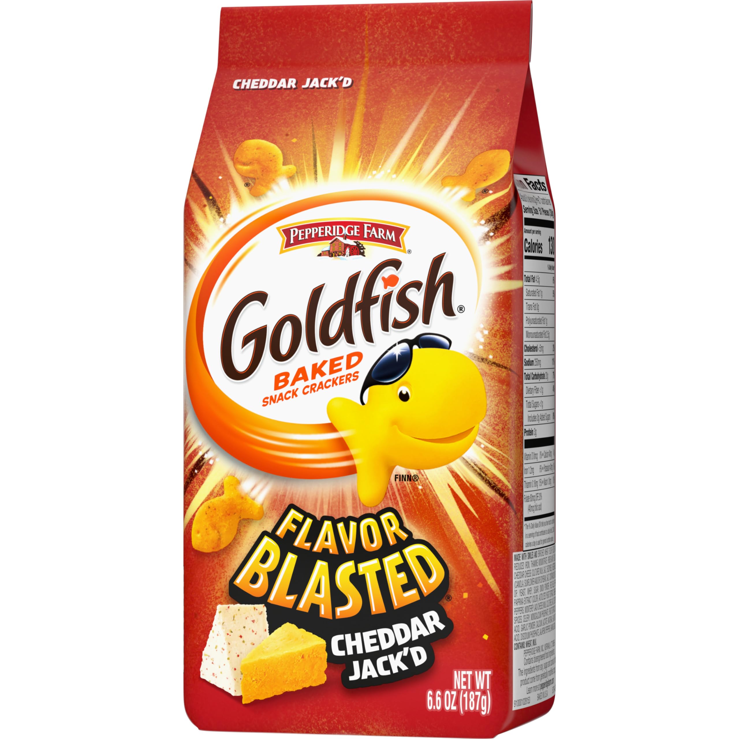 Goldfish dips beautifully for a quick dip plate
