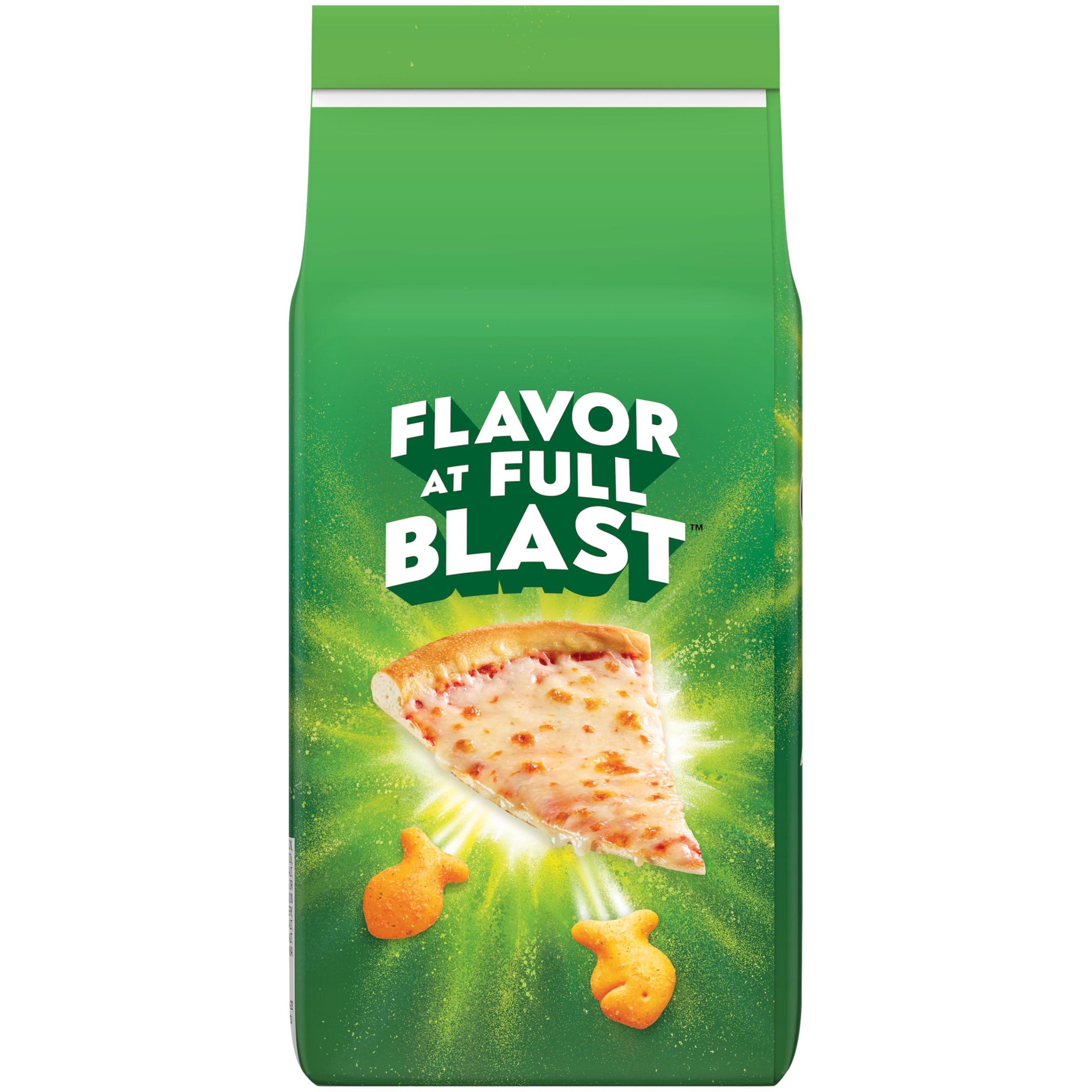 Colors from plants give a bright look to Goldfish pizza crackers