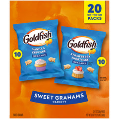 Goldfish Grahams single-serve packs ready-to-go snack