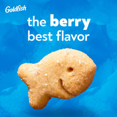 Goldfish Grahams Strawberry Shortcake enjoyed as a lunchbox snack by kids.