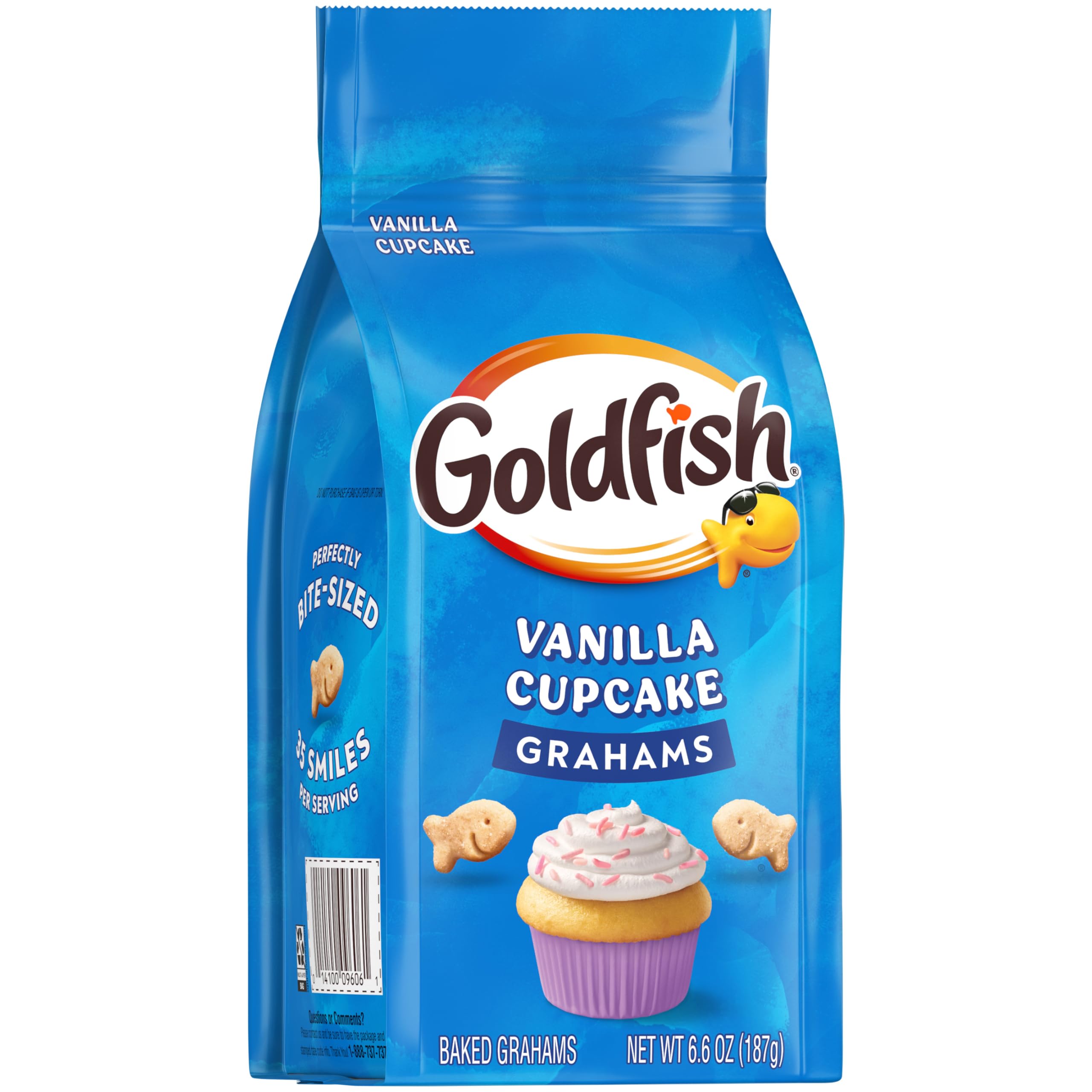 Goldfish Grahams Vanilla Cupcake kids enjoying a snack during snack time.