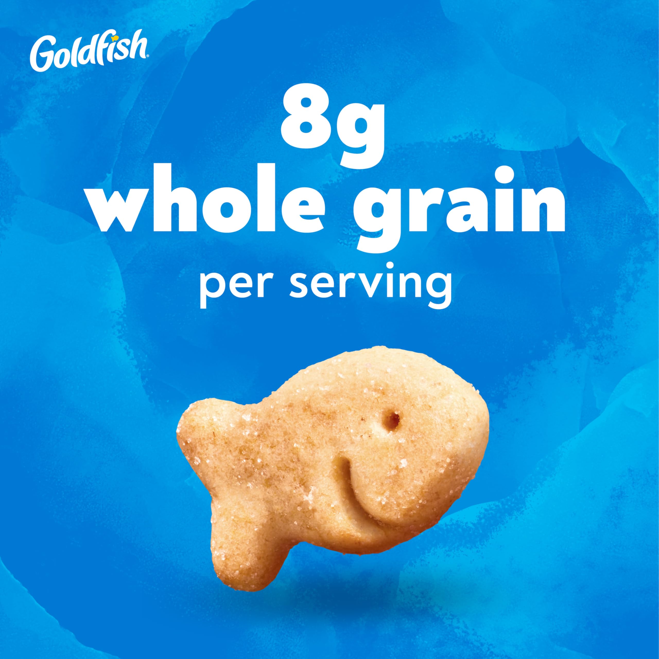 Goldfish Grahams Vanilla Cupcake serving bowl ready for a family snack.