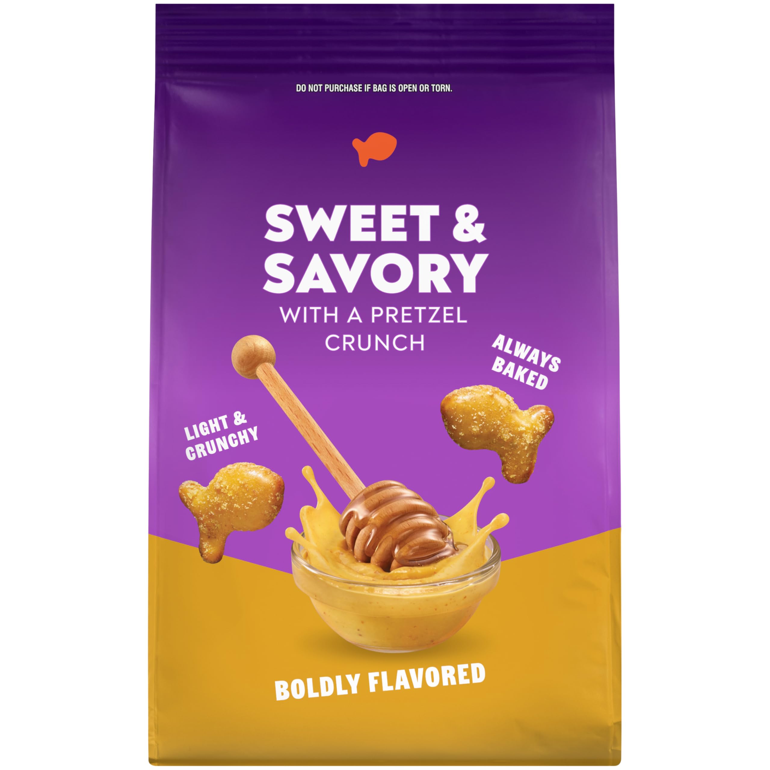 Goldfish Honey Mustard Pretzels during a movie night for shared crunch.