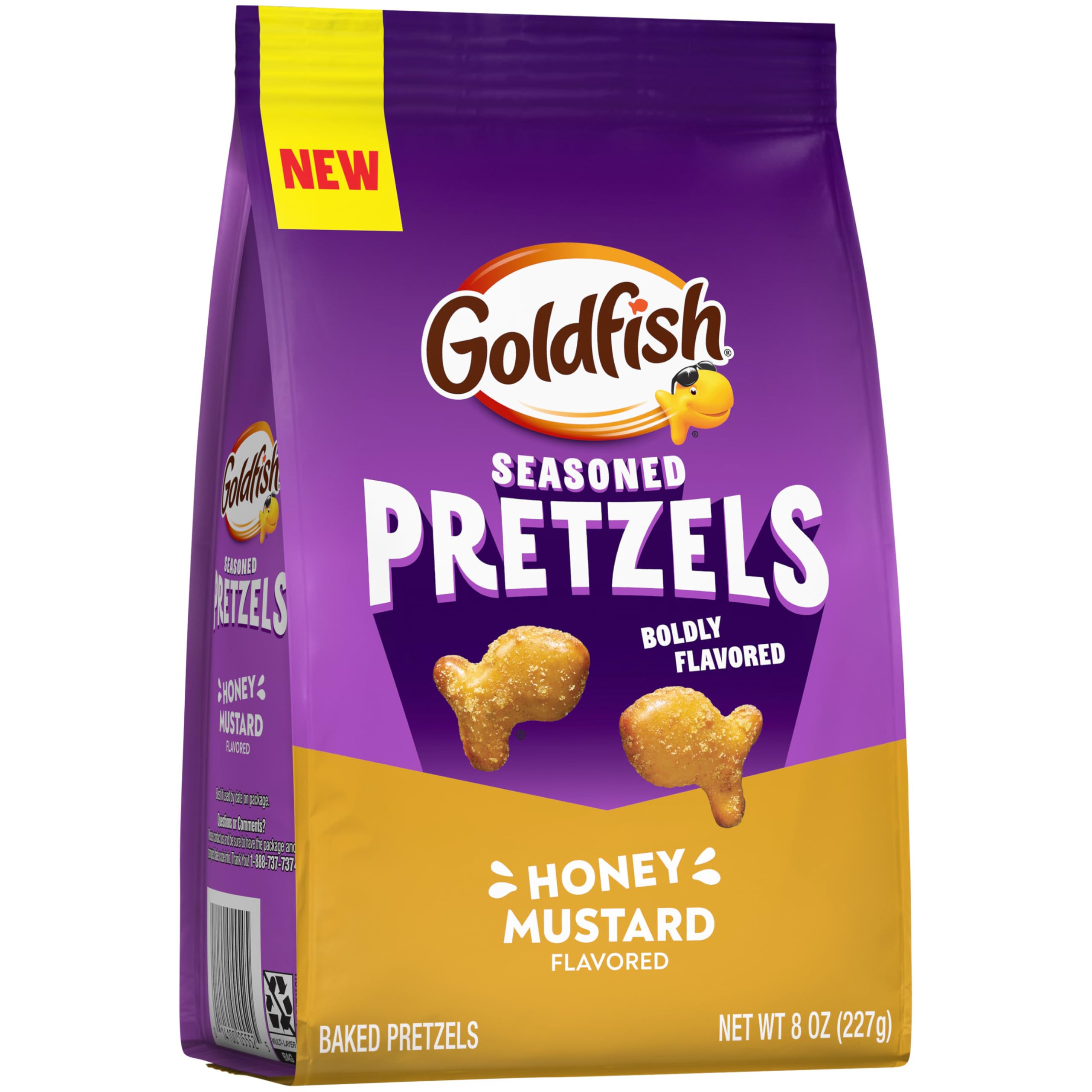 Goldfish Honey Mustard Pretzels study session snack ready for breaks.
