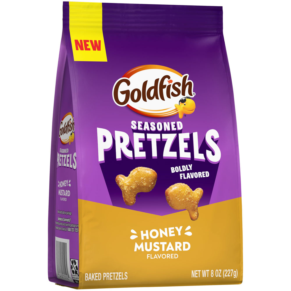 Goldfish Honey Mustard Pretzels study session snack ready for breaks.