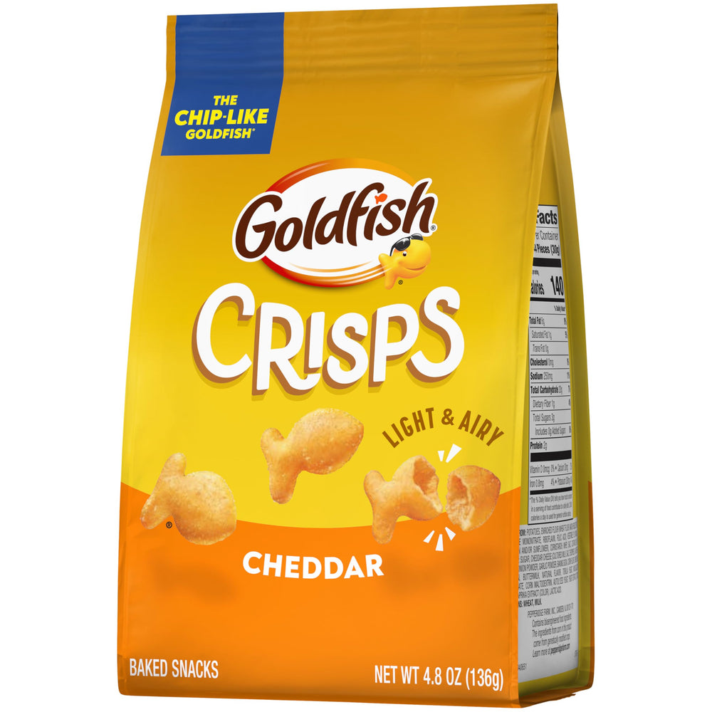 Goldfish no artificial colors label signals lighter ingredient choice.