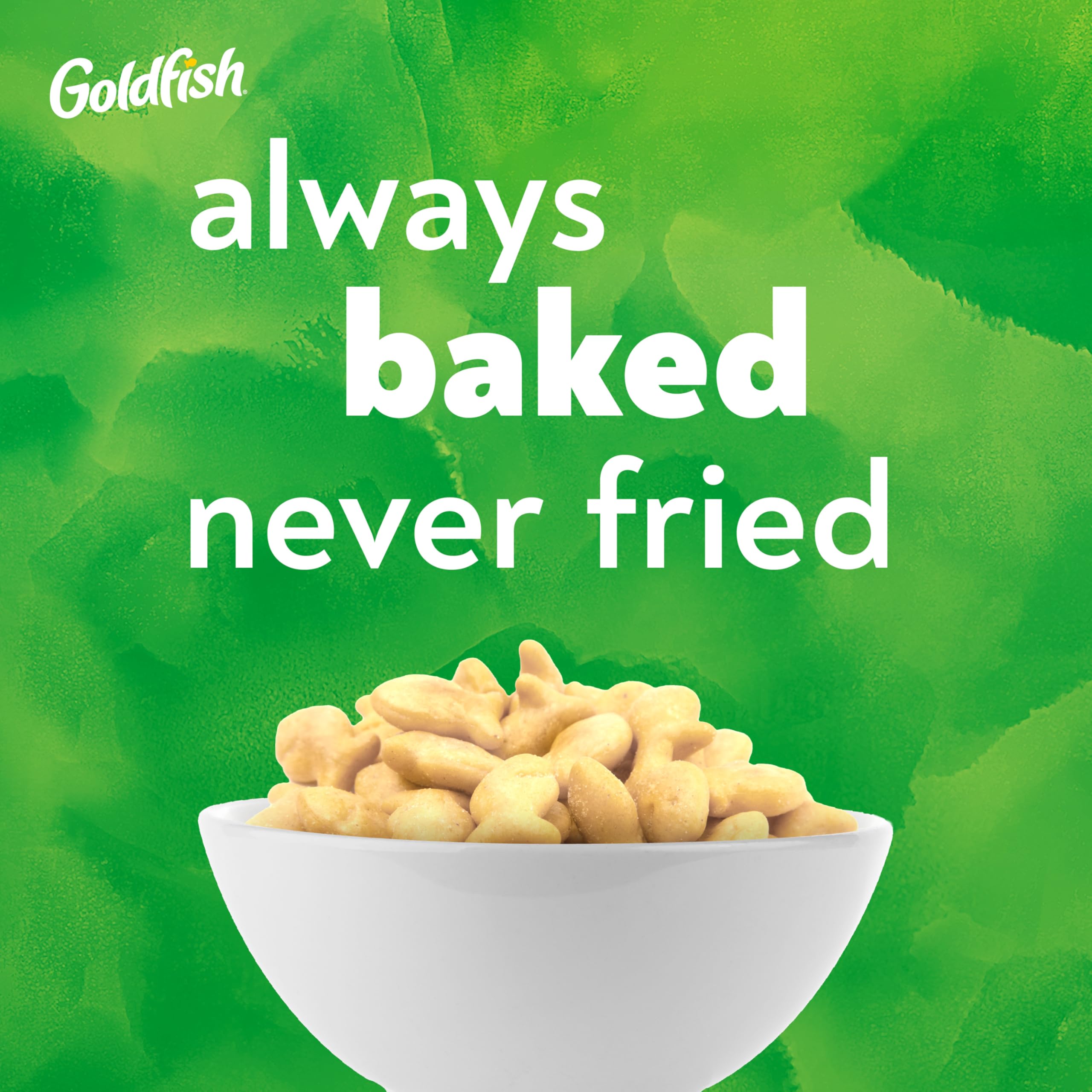 Goldfish Parmesan crackers on a party plate during game night.
