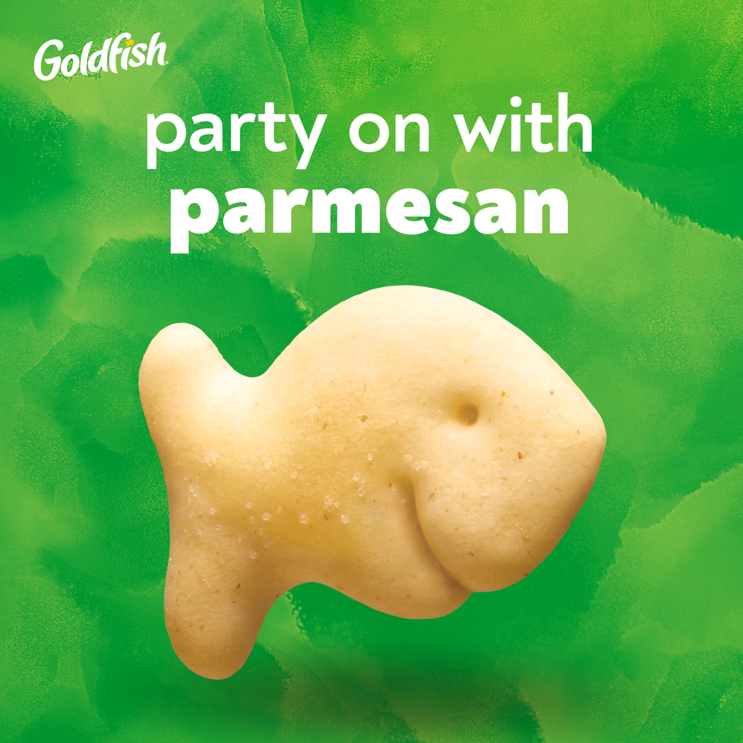 Serving bowl of Goldfish Parmesan crackers for family snacking.