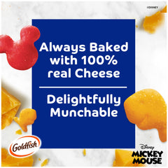 Goldfish crackers showing plant-based colors for a fun look