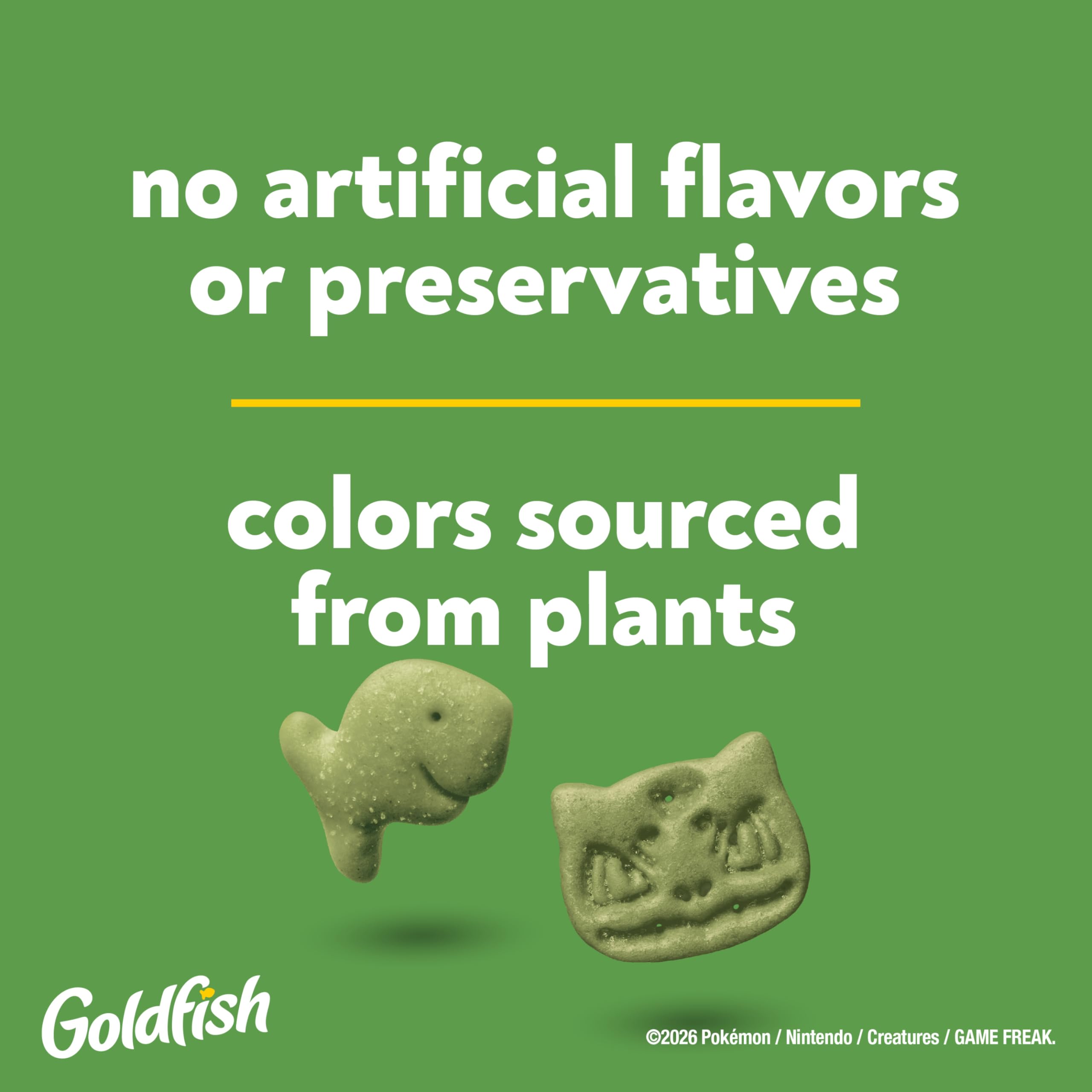Goldfish Bulbasaur nutritional label view for ingredient transparency