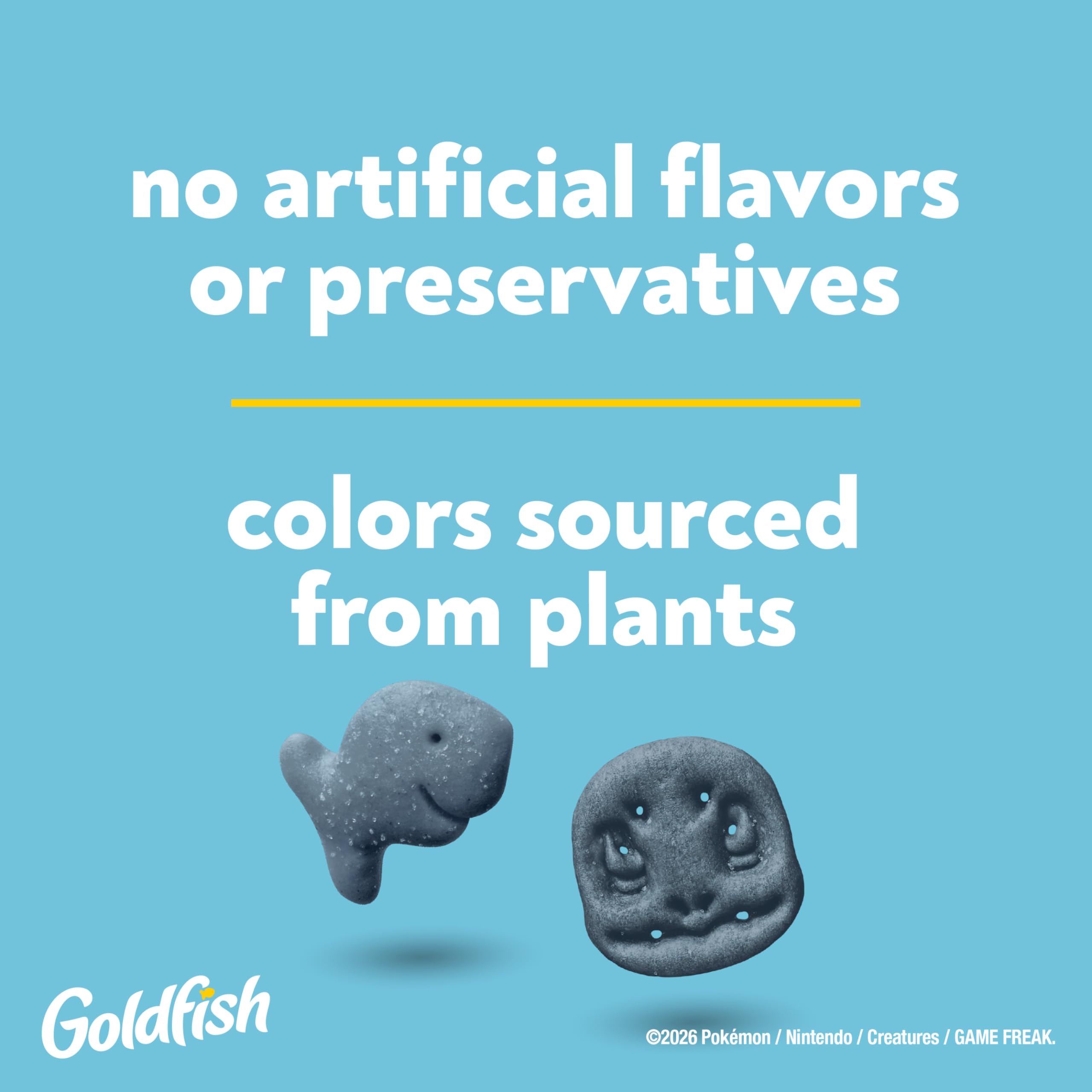 Goldfish held in hand illustrating Goldfish size and on-the-go convenience