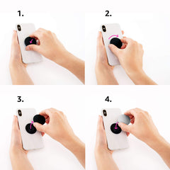 Goldfish PopGrip adhesive closeup showing secure repositionable attachment
