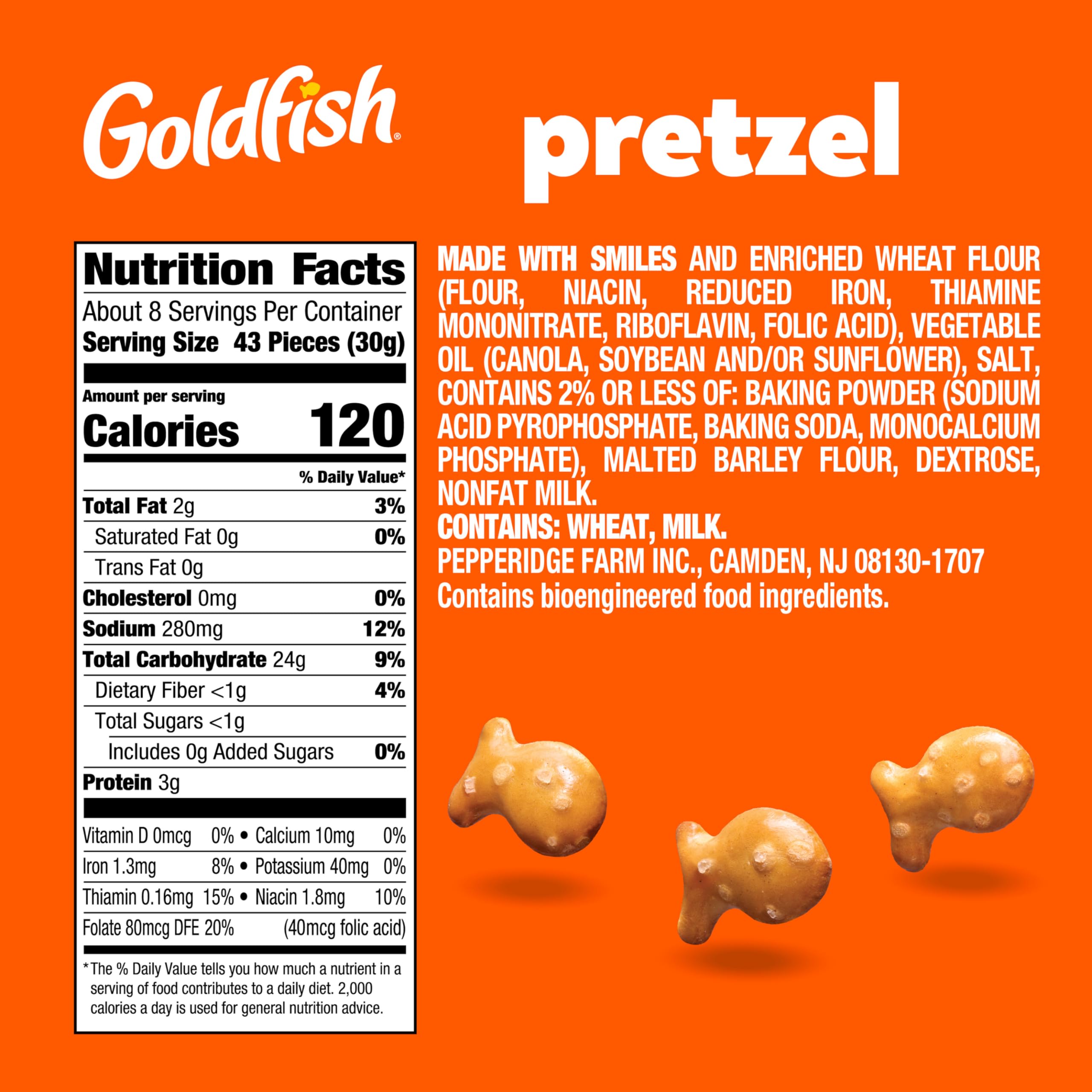 Close-up of Goldfish Pretzel Crackers crunch highlighting a crispy texture.